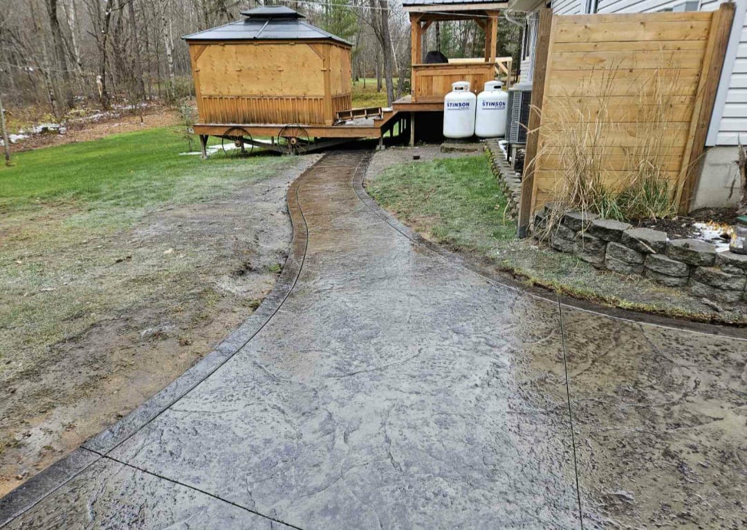 concrete walkway ideas